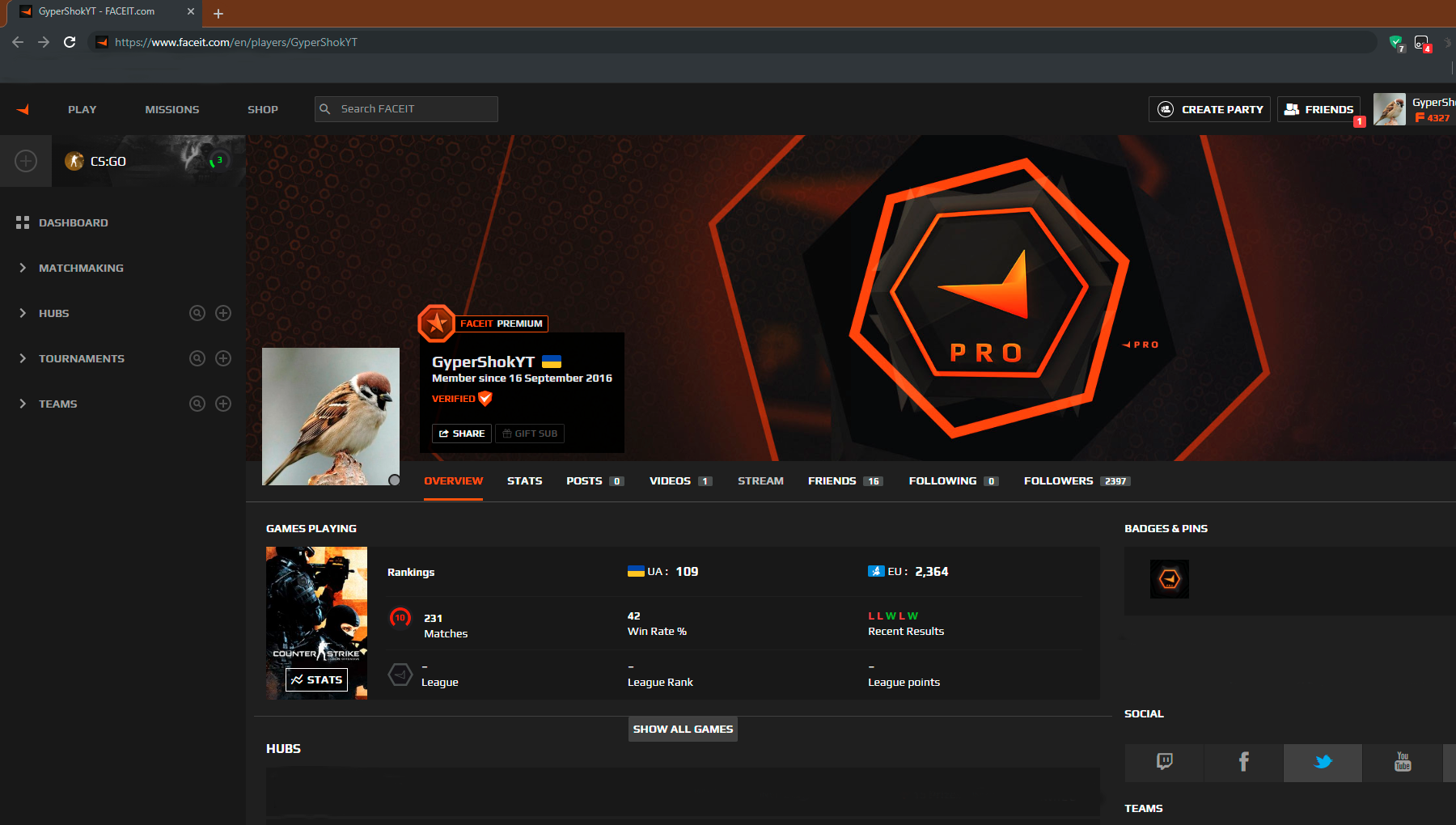 Learn More about FACEIT Account